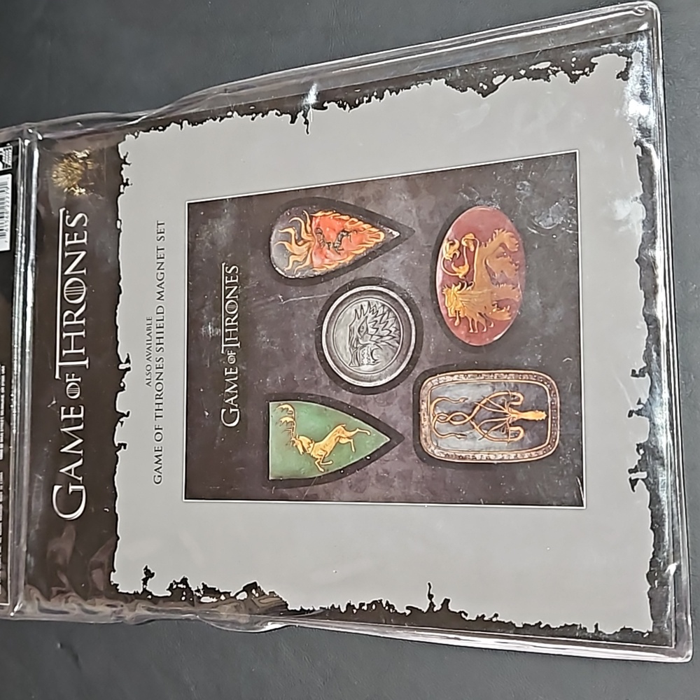 Game of Thrones Shield Magnet Set of 5  CLEARANCE